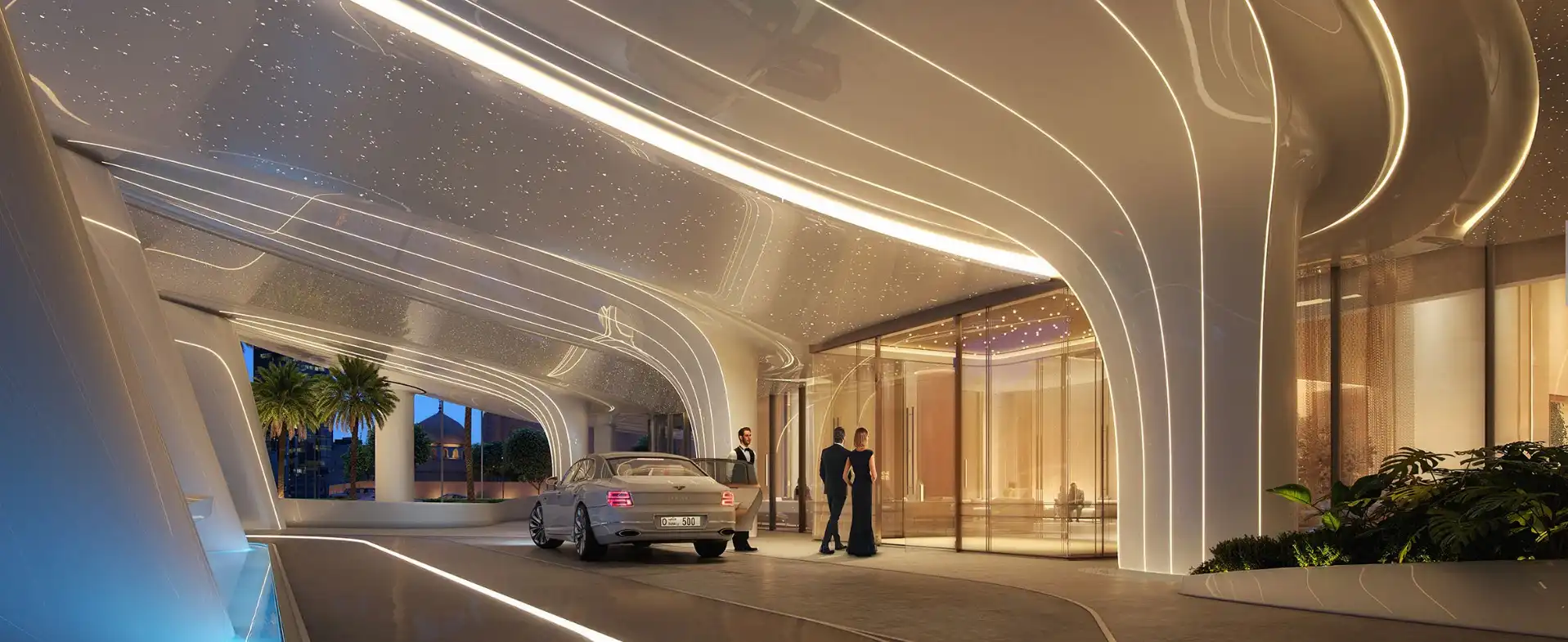 Stylish apartment living room with modern decor and comfortable seating